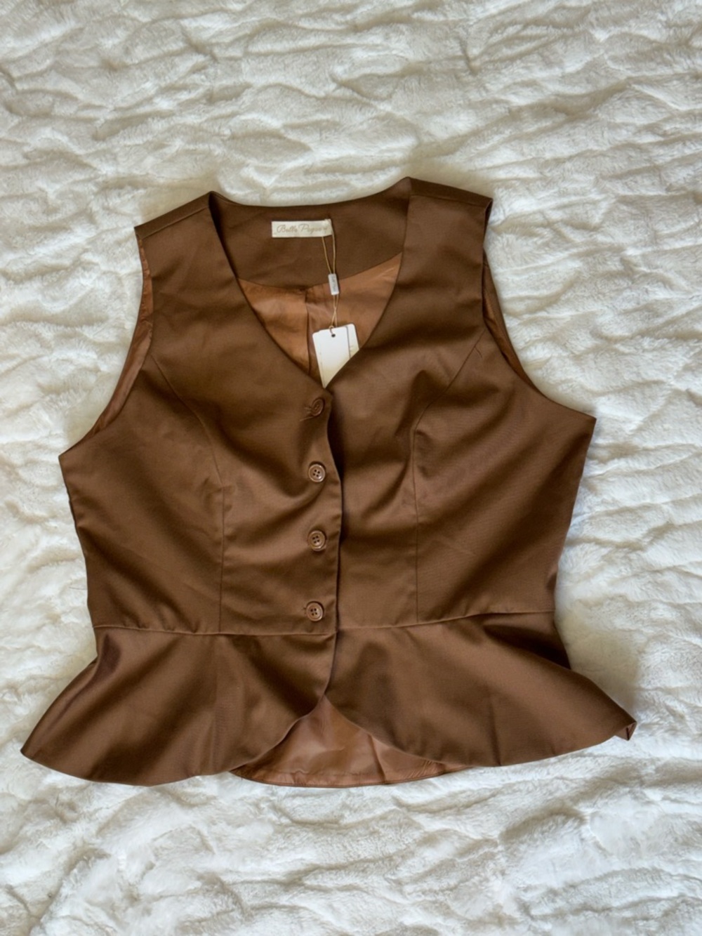 NWT Bella Poque Business Vest Size Large